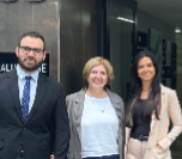MVE Advogados- Dra. Maria Fernanda, Dra. Elaine e Dr. Vinícius.